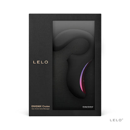 LELO - ENIGMA CRUISE DUAL STIMULATION SONIC MASSAGER BLACK
