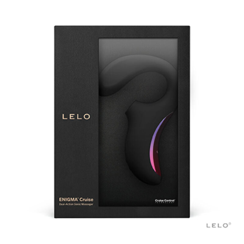 LELO - ENIGMA CRUISE DUAL STIMULATION SONIC MASSAGER BLACK