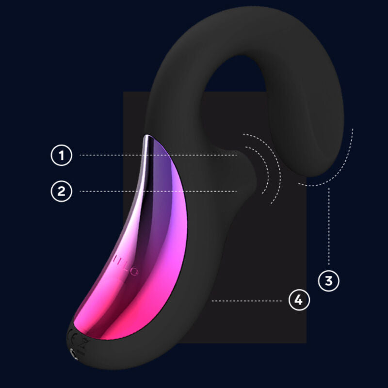 LELO - ENIGMA CRUISE DUAL STIMULATION SONIC MASSAGER BLACK