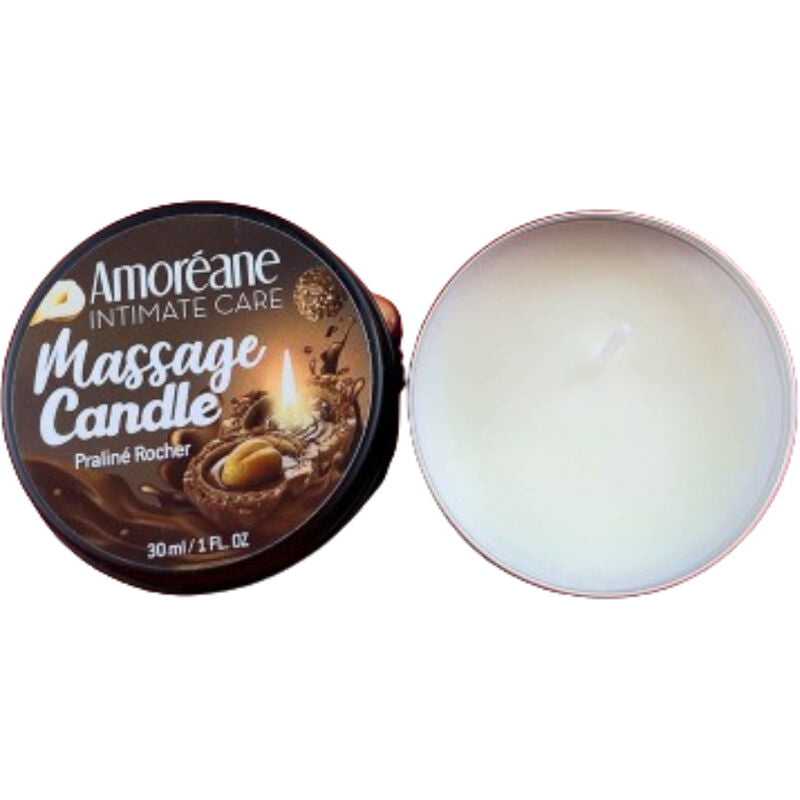 AMOREANE - PRALINE ROCK MASSAGE CANDLE 30ML