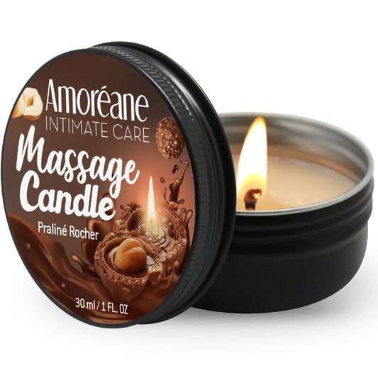 AMOREANE - PRALINE ROCK MASSAGE CANDLE 30ML