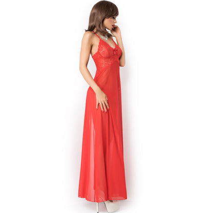 CHILIROSE -  L/XL *BABYDOLL LONG ROUGE