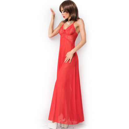 CHILIROSE -  L/XL *BABYDOLL LONG ROUGE