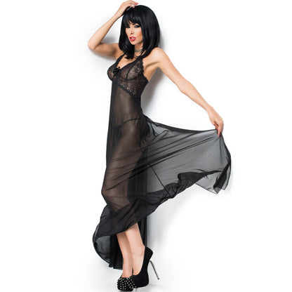 CHILIROSE -  L/XL *BABYDOLL LONGUE NOIR