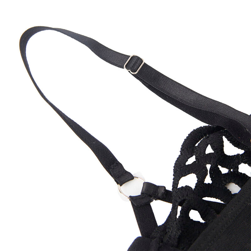 SUBBLIME - S/M *BLACK LACE SEXY BODYSUIT