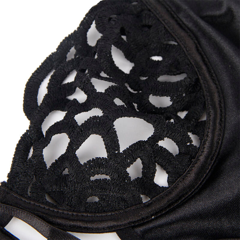 SUBBLIME - S/M *BLACK LACE SEXY BODYSUIT