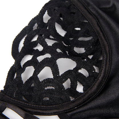 SUBBLIME - S/M *BLACK LACE SEXY BODYSUIT