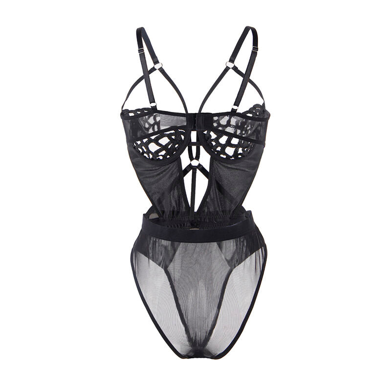 SUBBLIME - S/M *BLACK LACE SEXY BODYSUIT
