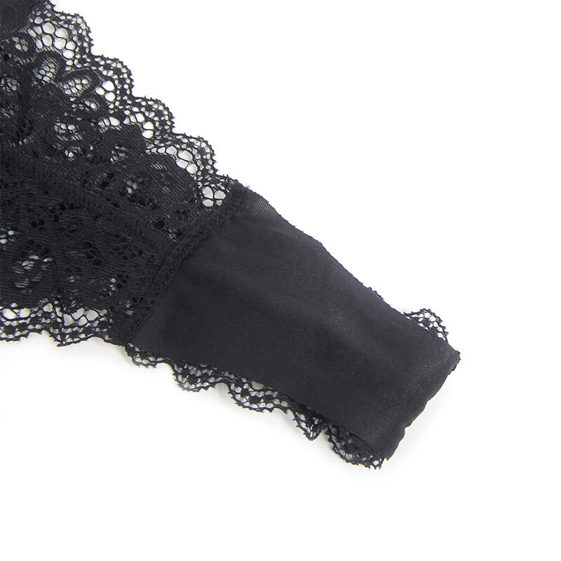 SUBBLIME - S/M *BLACK LEATHER ZIP-UP BODYSUIT