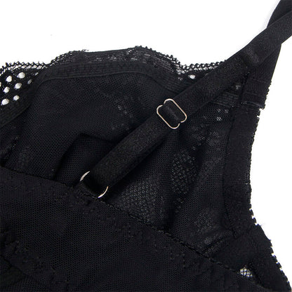 SUBBLIME - S/M *BODY EN DENTELLE AVEC FERMETURE EN BAS NOIR
