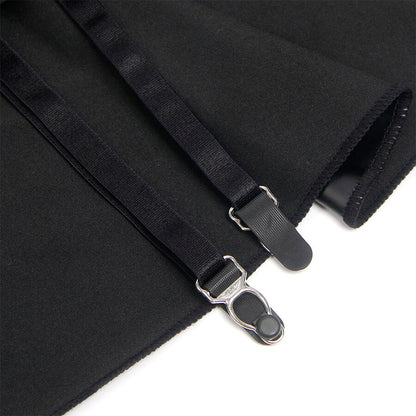 SUBBLIME - 957704 BLACK LACE ZIPPERED LEATHER DRESS S/M