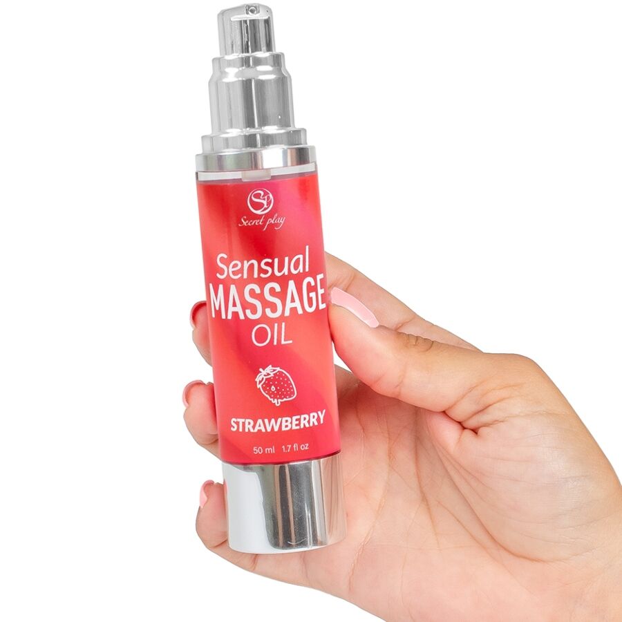 Sensory Massage Oil — Gourmet Strawberry