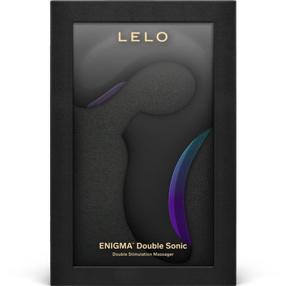 LELO - ENIGMA DOUBLE SONIC G-SPOT VIBRATOR BLACK