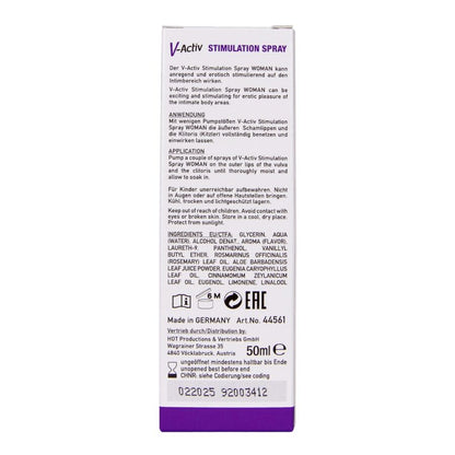 HOT - V-ACTIV STIMULATING SPRAY FOR WOMEN 50 ML