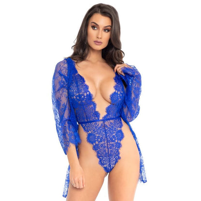 LEG AVENUE - S *TEDDY ET ROBE BLEU