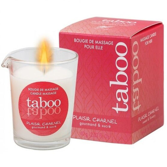 RUF - Taboo Massage Candle for Carnal Pleasure, Cocoa Flower Scent